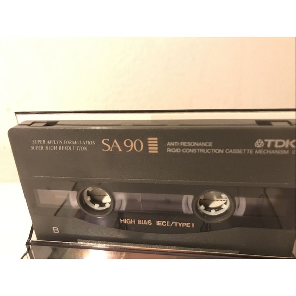 Lot of 2 TDK SA 90 Blank Audio Cassette Tapes 90min High Bias Type II New Sealed - Picture 10 of 11